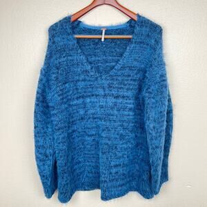 Free People Womens Sweater Sz XS Pullover‎ Slouchy Fuzzy Oversized Cozy Thick